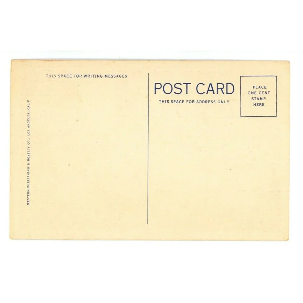 Vintage Postcard Wilshire Boulevard Westlake Park Los Angeles California‎ USA